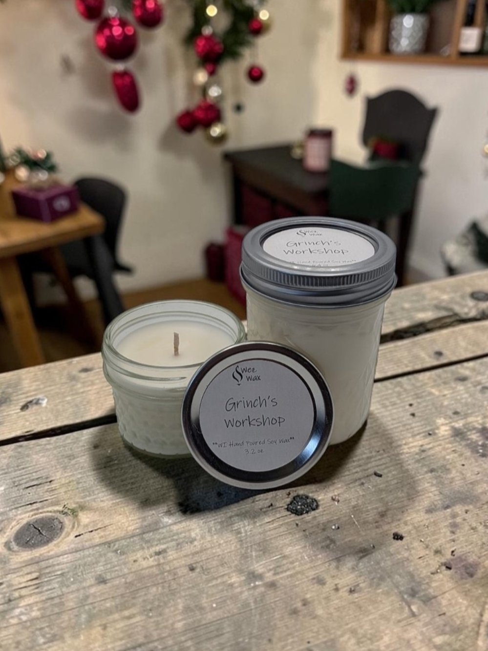 Grinch's Workshop Soy Candle - 4 Ounce